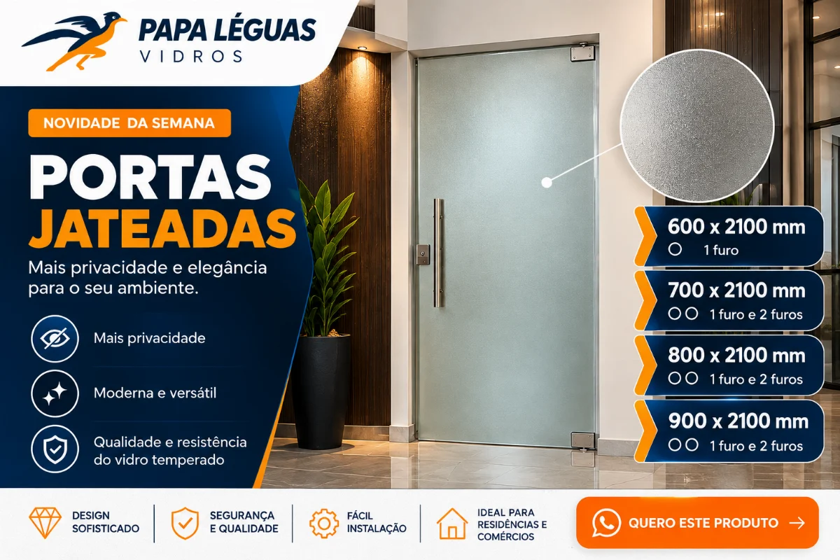 Portas jateadas